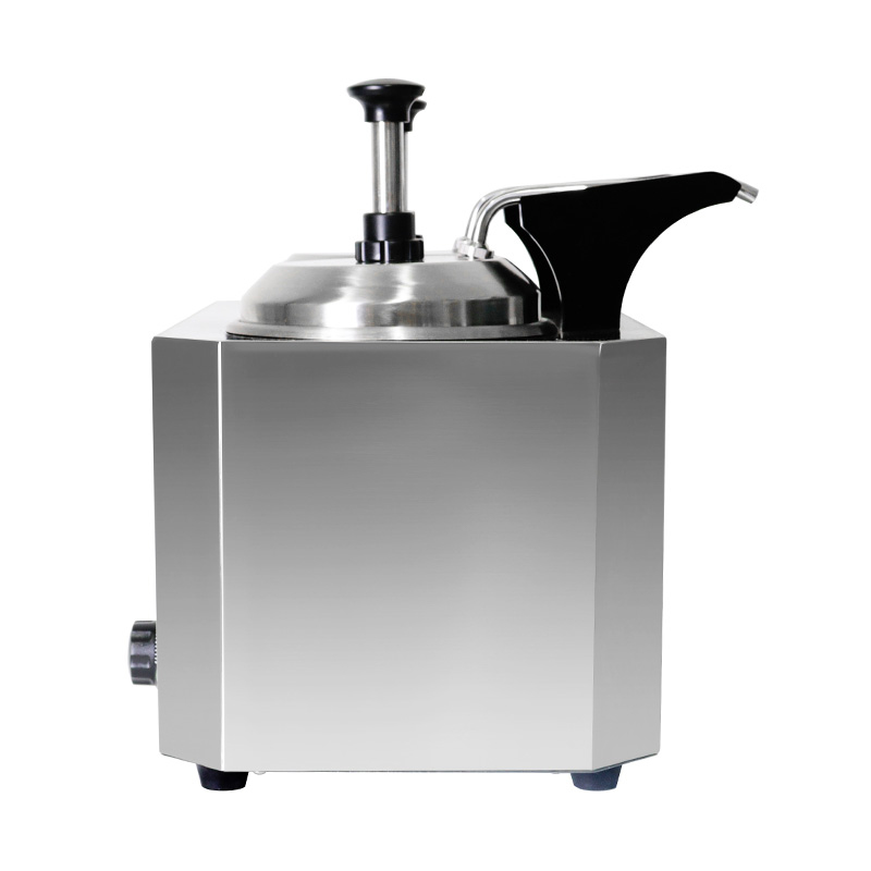 Aquecedor elétrico de molho de queijo para cozinha comercial de aço inoxidável com bomba