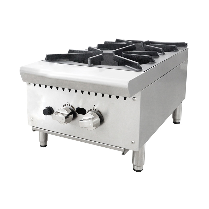 Máquina de fogão de mesa a gás natural/GLP para cozinha comercial de aço inoxidável
