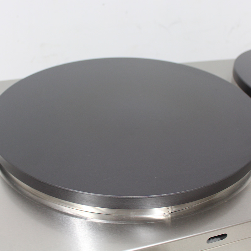 Máquina elétrica de fazer crepe revestida de teflon de aço inoxidável