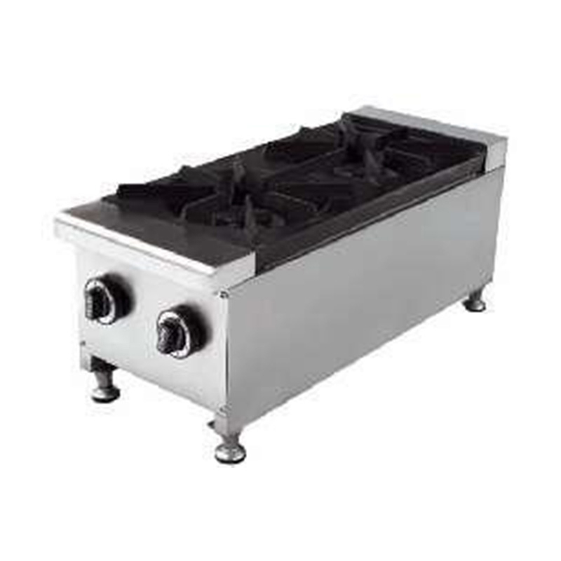 Máquina de fogão de mesa a gás natural/GLP para cozinha comercial de aço inoxidável