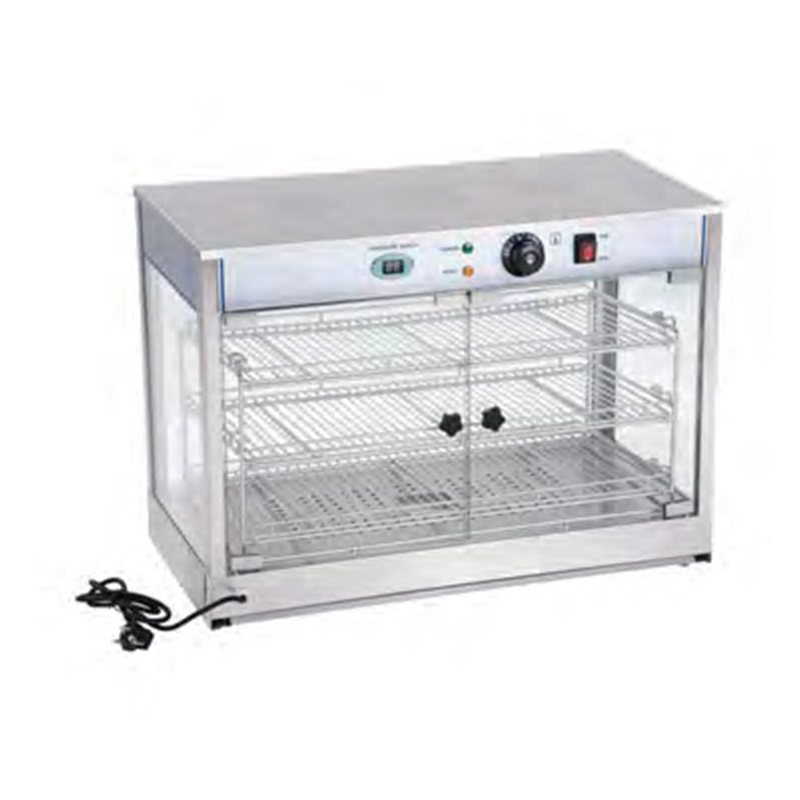 Máquina elétrica de aquecimento de exposição de alimentos para cozinha comercial de aço inoxidável