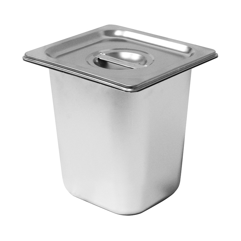 Recipiente/panela GN de cozinha comercial de aço inoxidável