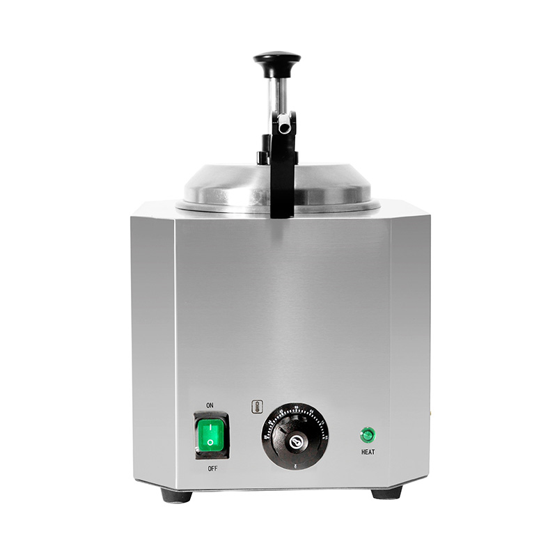 Aquecedor elétrico de molho de queijo para cozinha comercial de aço inoxidável com bomba