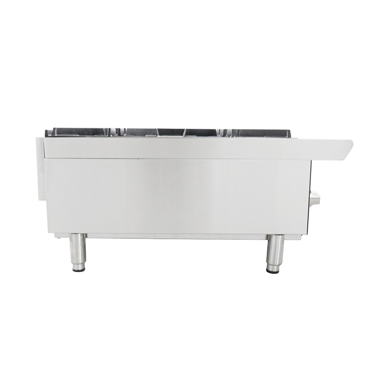 Máquina de fogão de mesa a gás natural/GLP para cozinha comercial de aço inoxidável