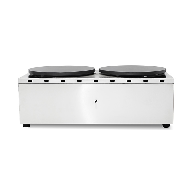 Máquina de fazer crepe de gás natural revestido de teflon de aço inoxidável/GLP