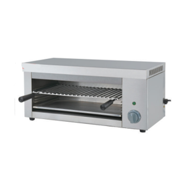 Máquina elétrica de salamandra para cozinha comercial de aço inoxidável