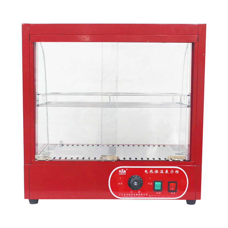 Máquina comercial de aço inoxidável do aquecedor da exposição do alimento do vidro do arco bonde da cozinha
