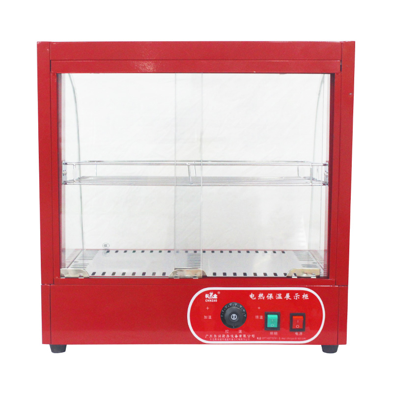 Máquina comercial de aço inoxidável do aquecedor da exposição do alimento do vidro do arco bonde da cozinha