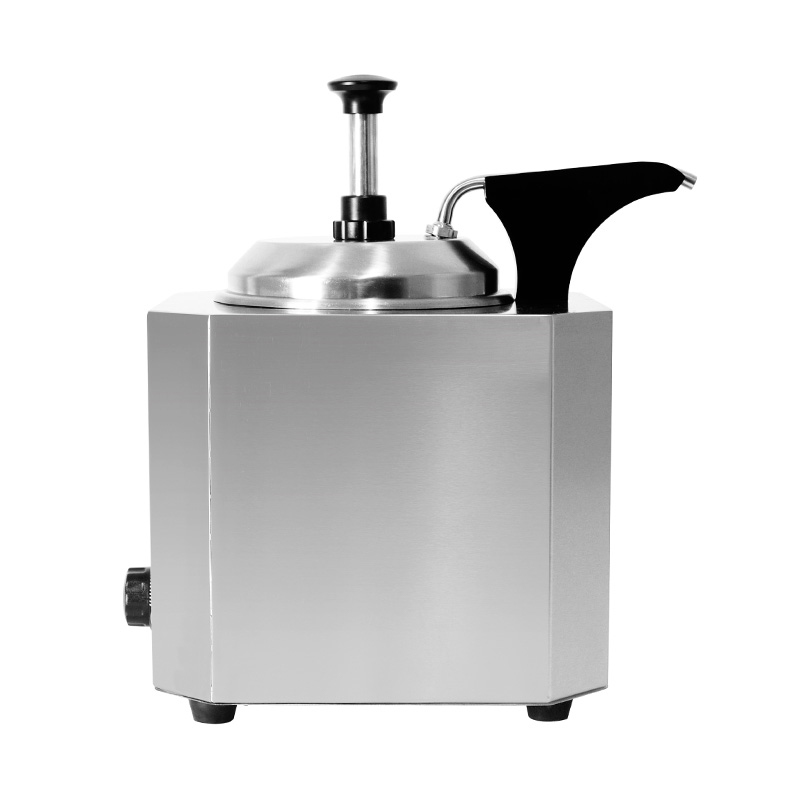 Aquecedor elétrico de molho de queijo para cozinha comercial de aço inoxidável com bomba