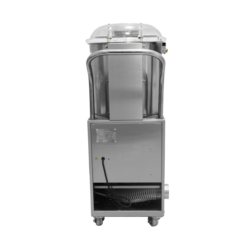 Descascador de batata elétrico comercial de aço inoxidável, máquina de cozinha para limpeza de mariscos