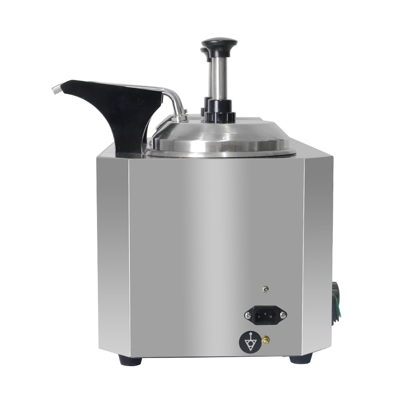 Aquecedor elétrico de molho de queijo para cozinha comercial de aço inoxidável com bomba