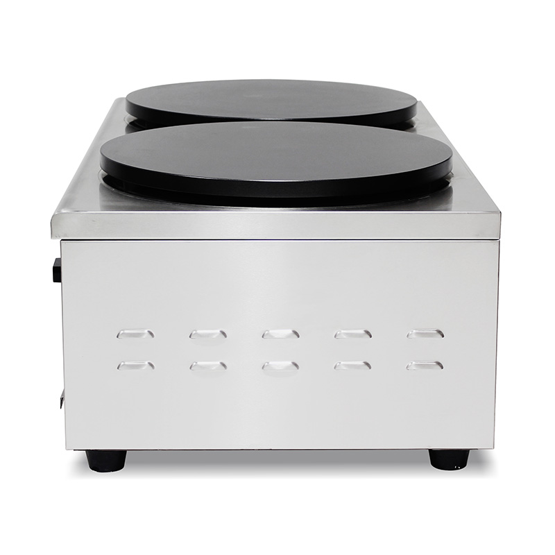 Máquina de fazer crepe de gás natural revestido de teflon de aço inoxidável/GLP