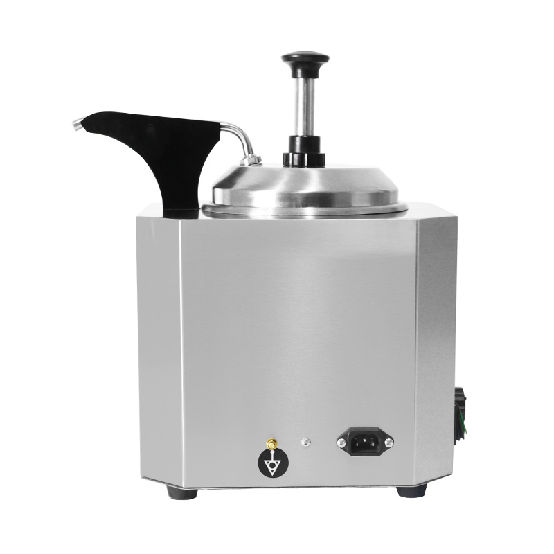 Aquecedor elétrico de molho de queijo para cozinha comercial de aço inoxidável com bomba