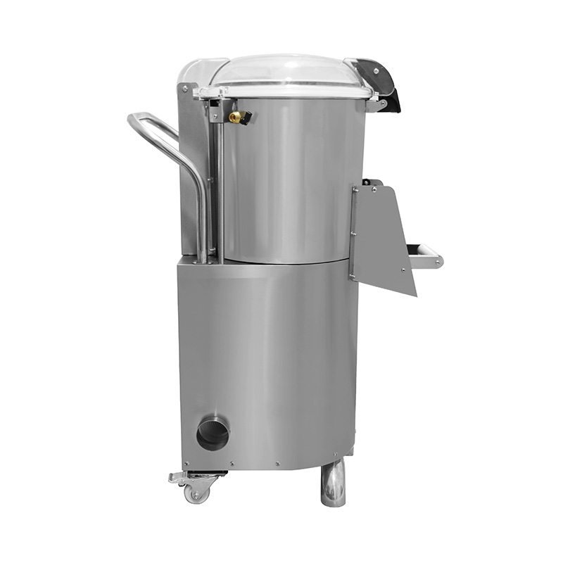 Descascador de batata elétrico comercial de aço inoxidável, máquina de cozinha para limpeza de mariscos