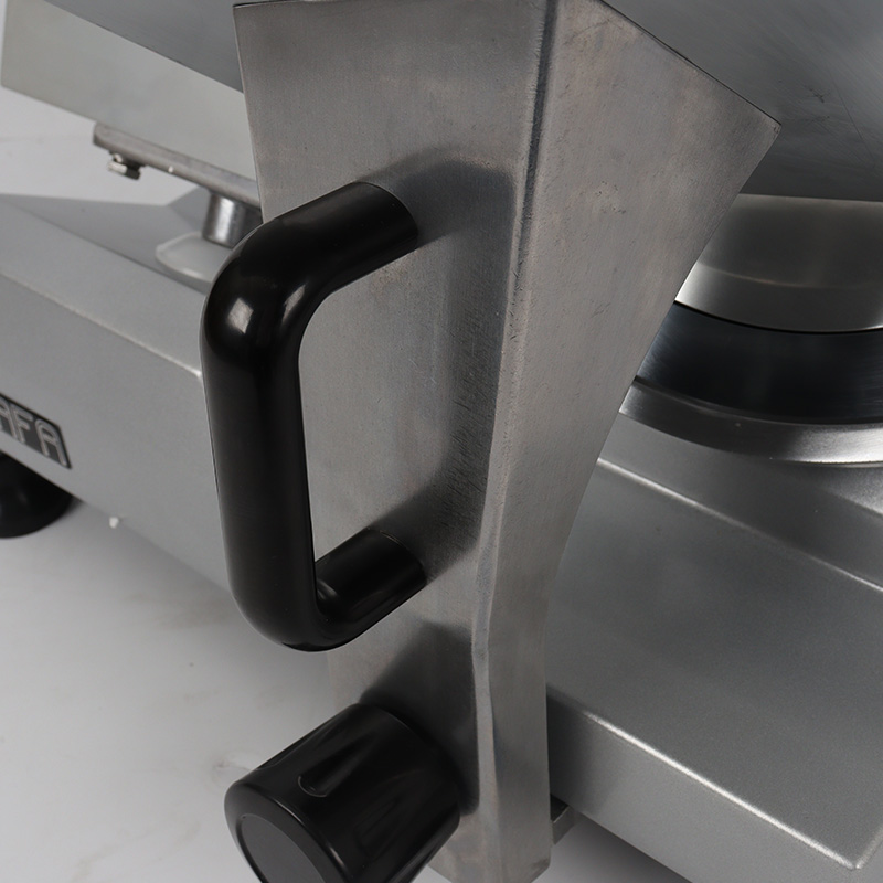 Máquina comercial de corte de carne para restaurante comercial em liga de alumínio fundida e corpo pintado em aço inoxidável