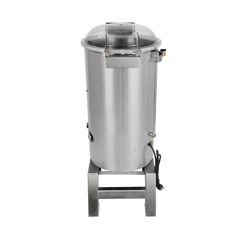 Descascador de batata elétrico comercial de aço inoxidável, máquina de cozinha para limpeza de mariscos