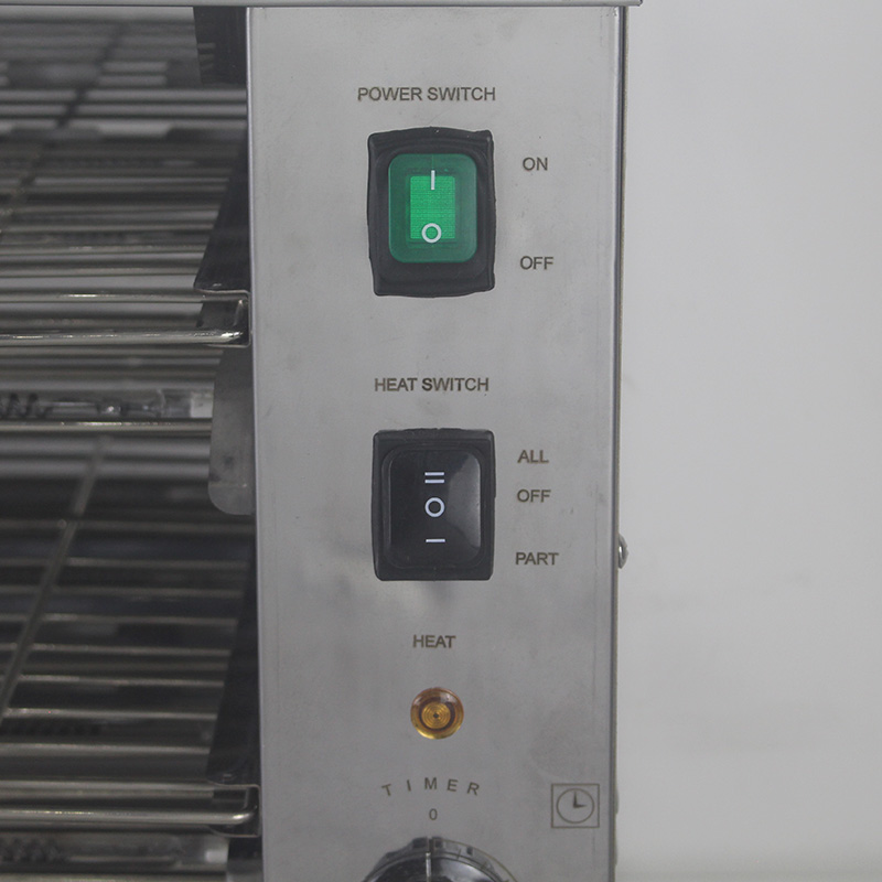 Máquina elétrica de salamandra para cozinha comercial de aço inoxidável