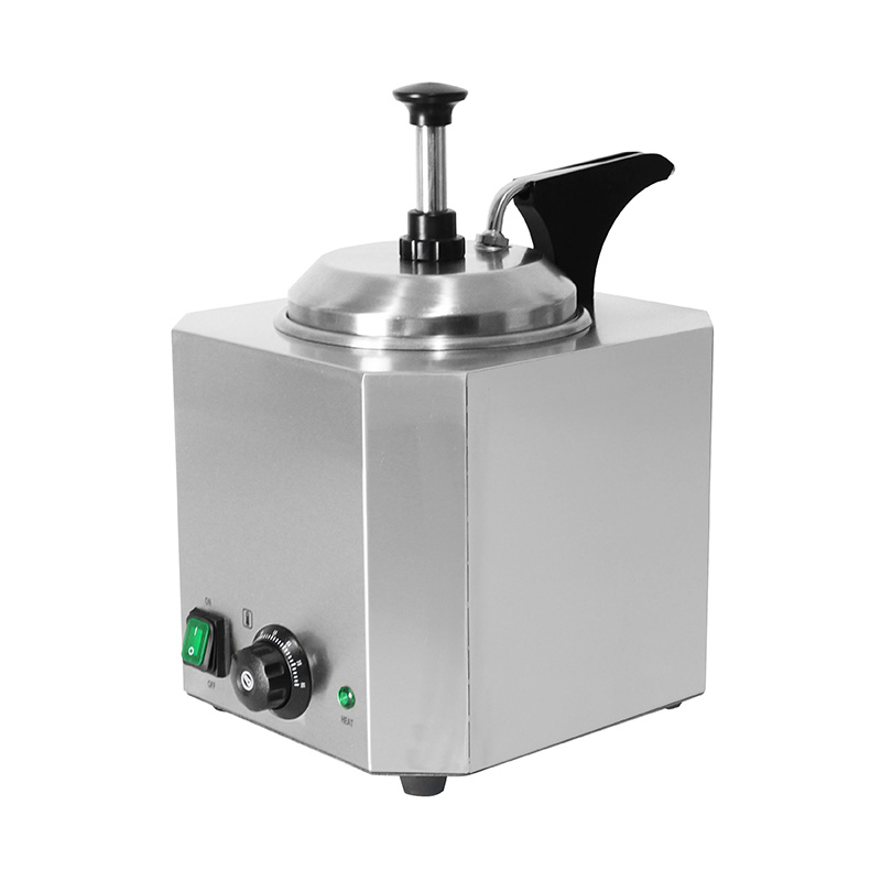 Aquecedor elétrico de molho de queijo para cozinha comercial de aço inoxidável com bomba
