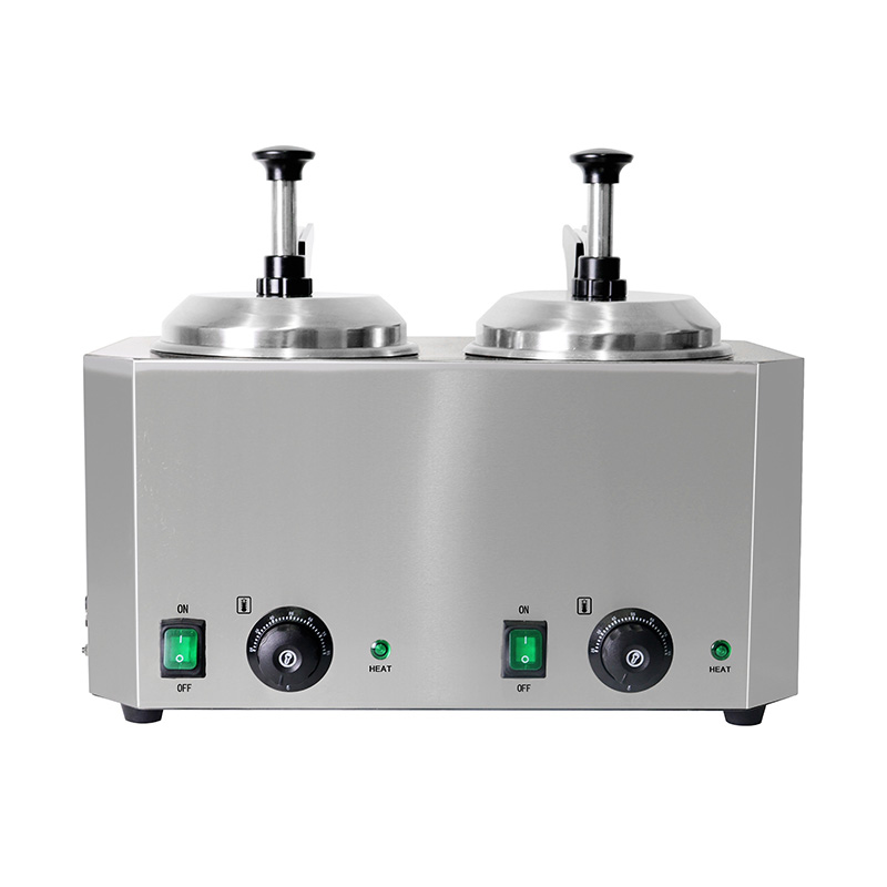 Aquecedor elétrico de molho de queijo para cozinha comercial de aço inoxidável com bomba