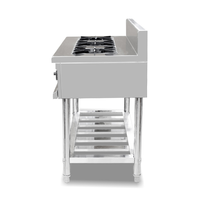 Máquina de fogão a gás natural/GLP para cozinha comercial de aço inoxidável