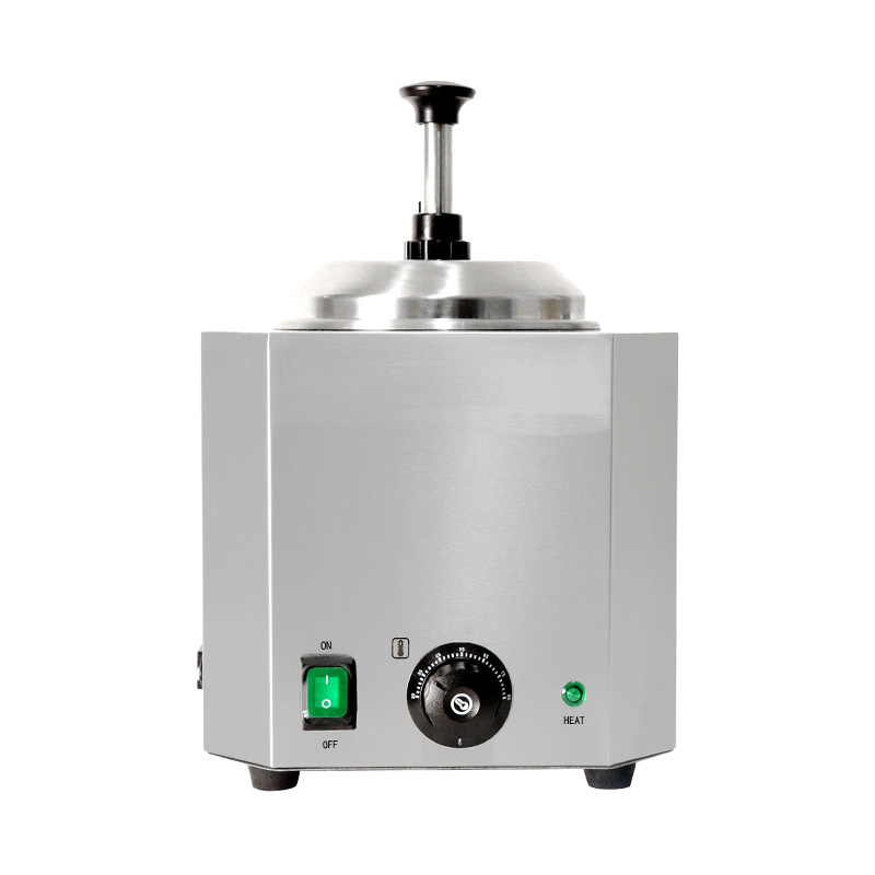 Aquecedor elétrico de molho de queijo para cozinha comercial de aço inoxidável com bomba