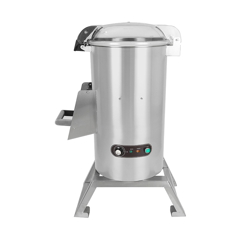 Descascador de batata elétrico comercial de aço inoxidável, máquina de cozinha para limpeza de mariscos