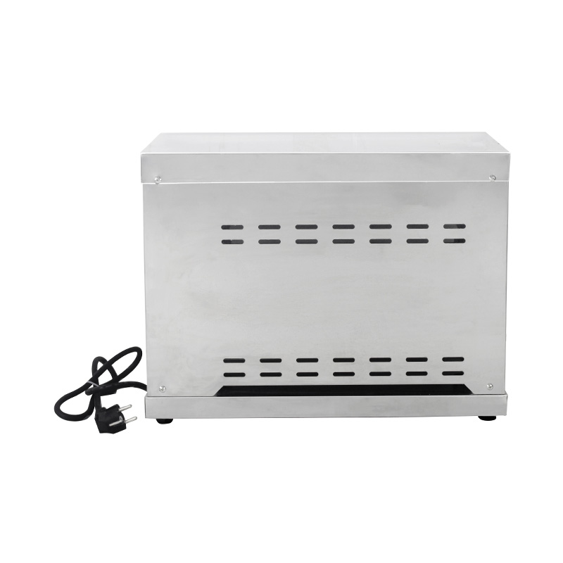 Máquina elétrica de salamandra para cozinha comercial de aço inoxidável