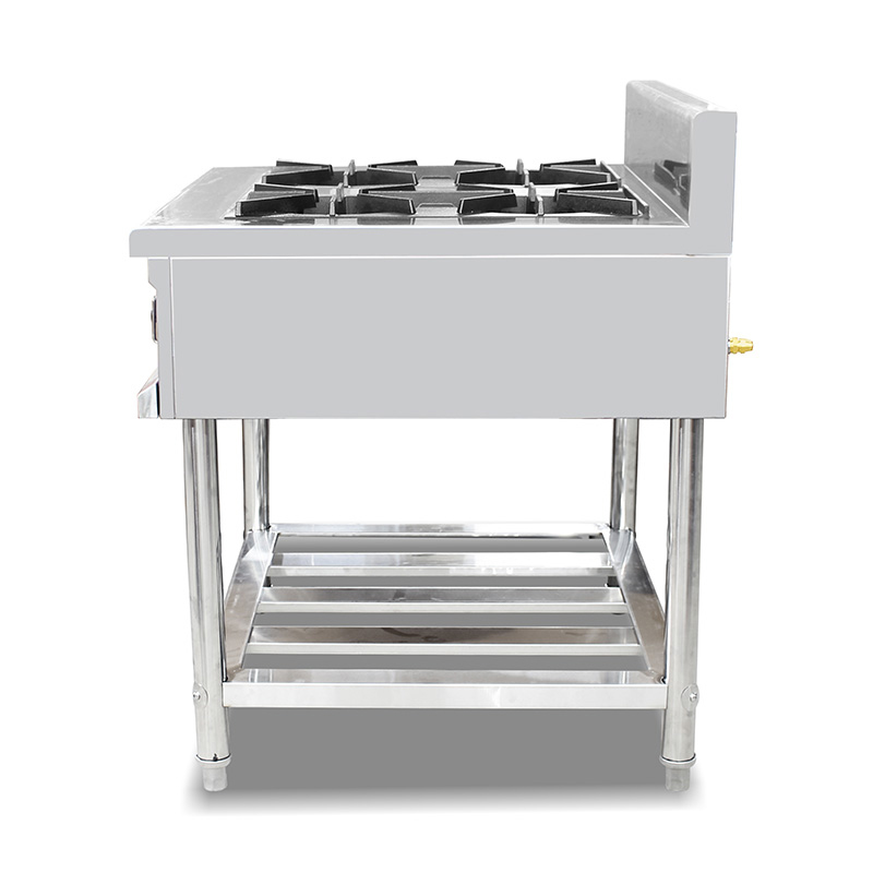Máquina de fogão a gás natural/GLP para cozinha comercial de aço inoxidável