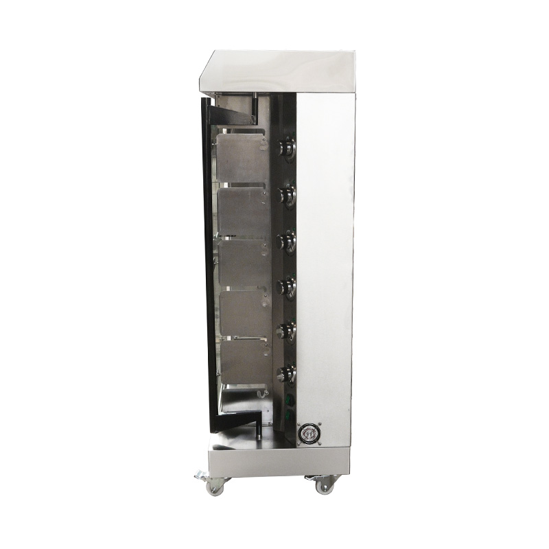 Máquina comercial de aço inoxidável para churrasco a gás natural/GLP para frango