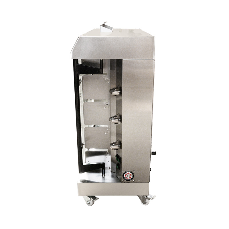 Máquina comercial de aço inoxidável para churrasco a gás natural/GLP para frango