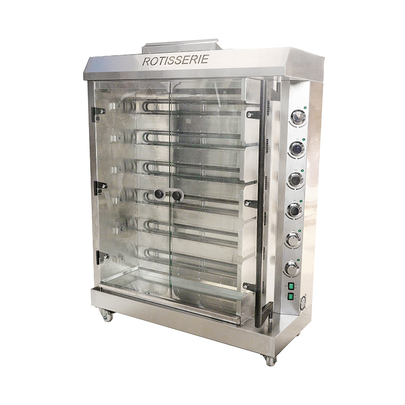 Máquina comercial de aço inoxidável para churrasco a gás natural/GLP para frango