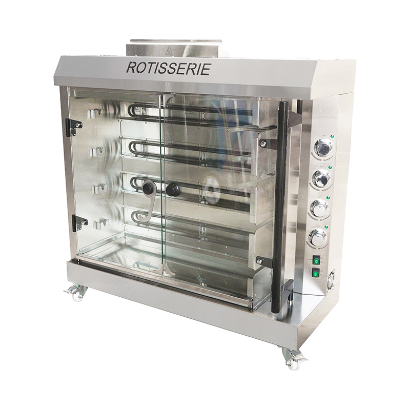 Máquina comercial de aço inoxidável para churrasco a gás natural/GLP para frango