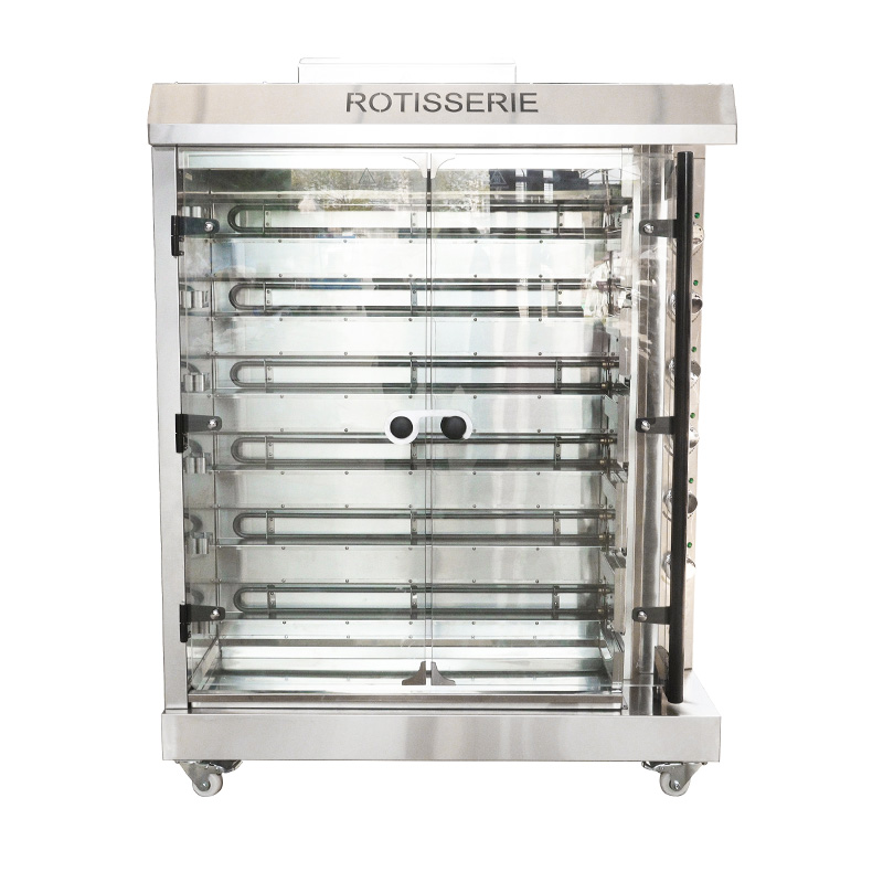 Máquina comercial de aço inoxidável para churrasco a gás natural/GLP para frango