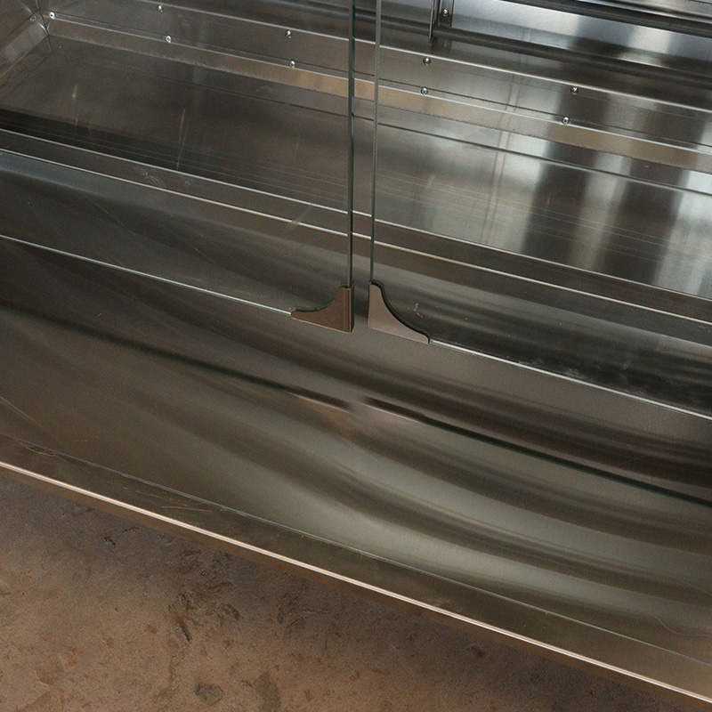 Máquina elétrica de espeto de frango para cozinha comercial de aço inoxidável