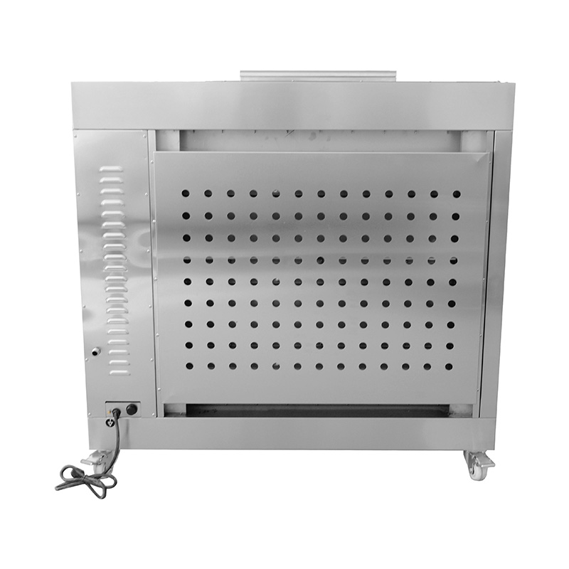 Máquina comercial de aço inoxidável para churrasco a gás natural/GLP para frango