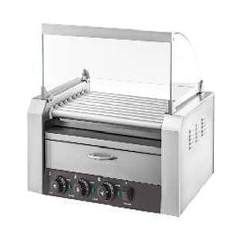 Máquina de aquecimento de cachorro-quente e pão de aço inoxidável