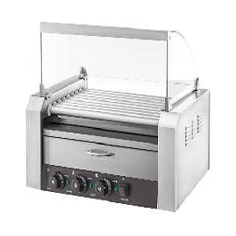 Máquina de aquecimento de cachorro-quente e pão de aço inoxidável