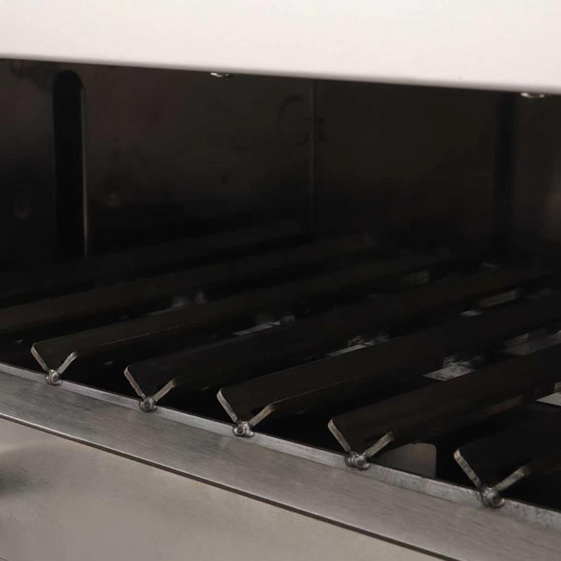 Máquina comercial de cozinha de grelha de contato de bife a gás natural/GLP de aço inoxidável