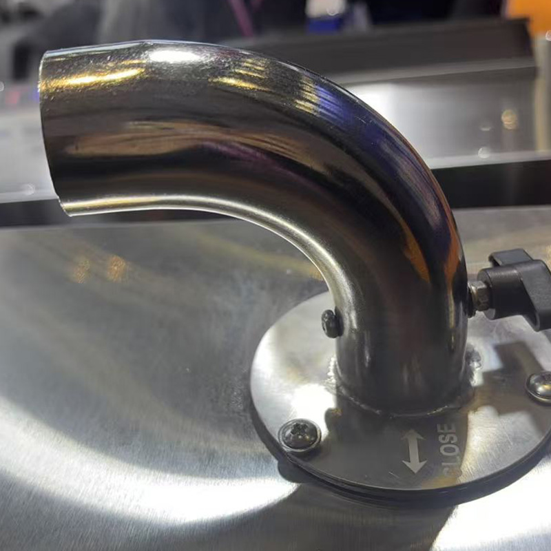 Forno de fumo de aço inoxidável resistente ao calor para processamento de alimentos em lote