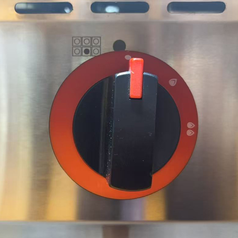 Fogão comercial de estilo europeu em aço inoxidável com forno