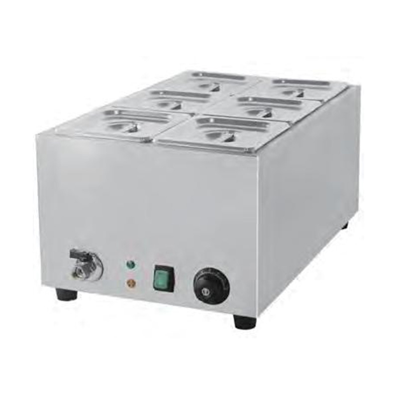 Máquina elétrica de banho-maria com queima a seco: aquecimento confiável de alimentos para cozinhas comerciais