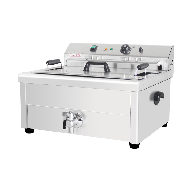 Fritadeira elétrica comercial de bancada: solução compacta de fritura para cozinhas